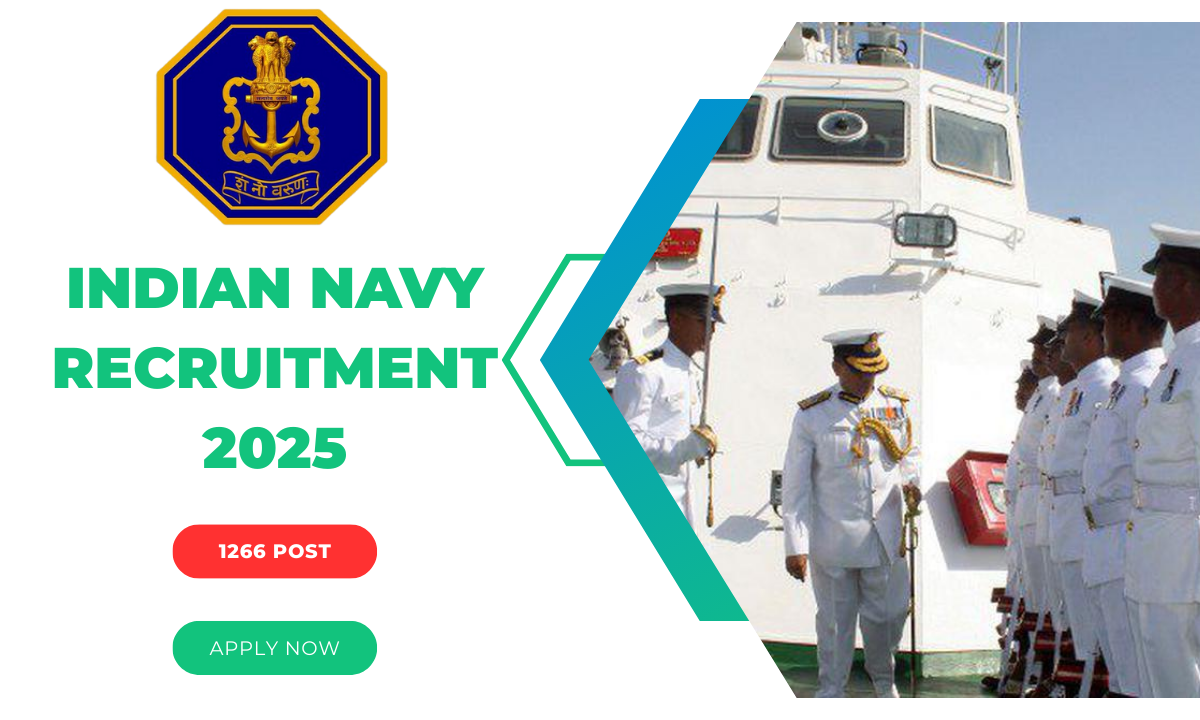 Indian Navy Recruitment 2025 1266 Tradesman