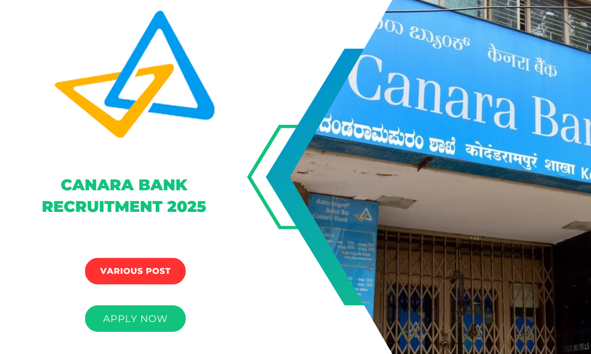 Canara Bank Recruitment 2025