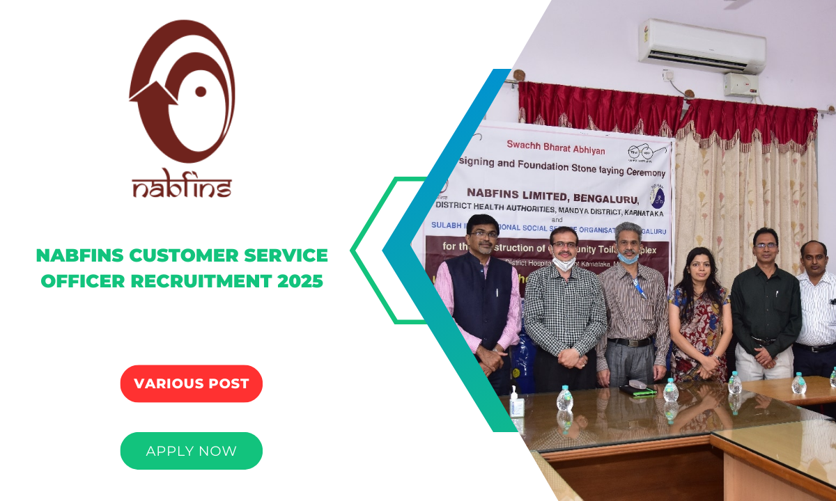 NABFINS Customer Service Officer Recruitment 2025