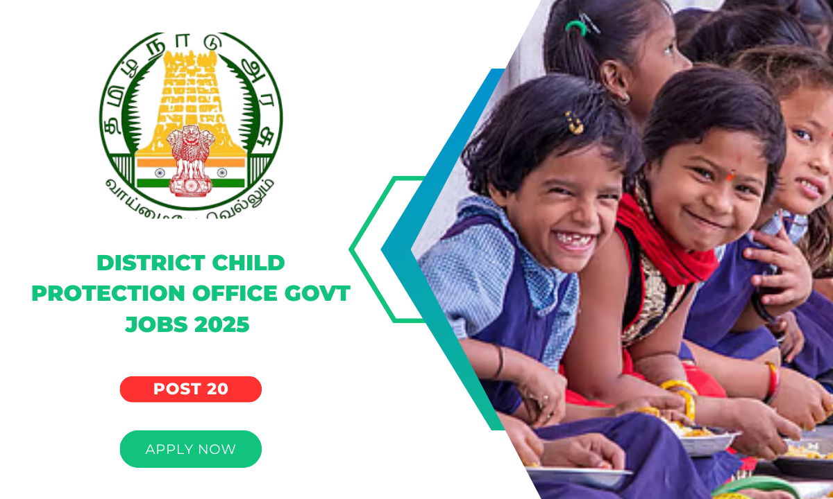 District Child Protection Office Govt Jobs 2025