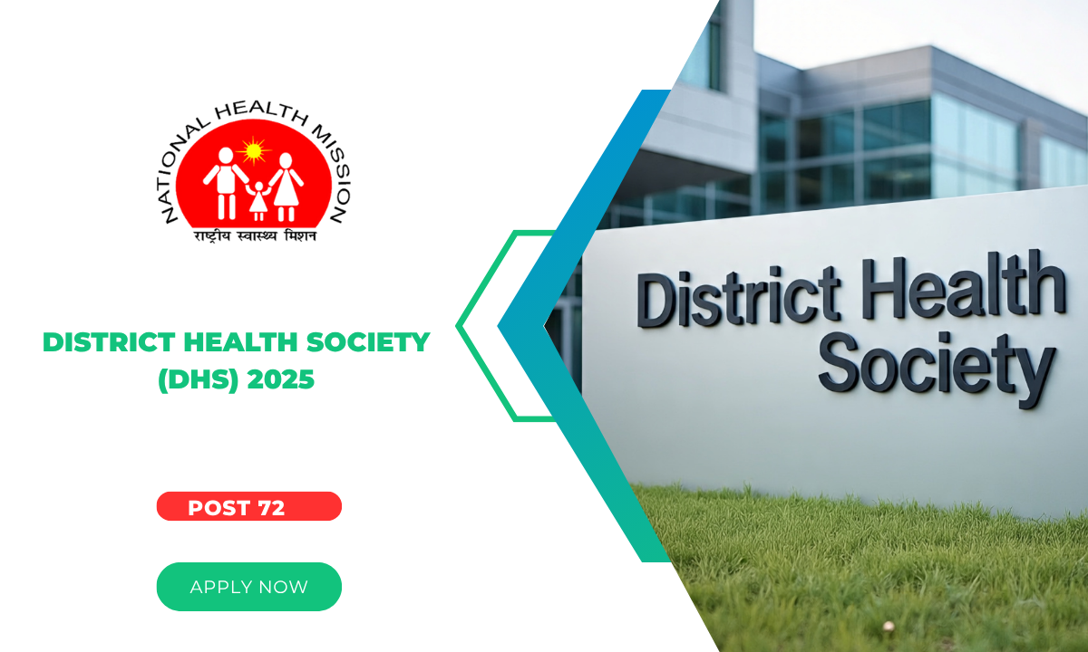 District Health Society (DHS) Recruitments 2025