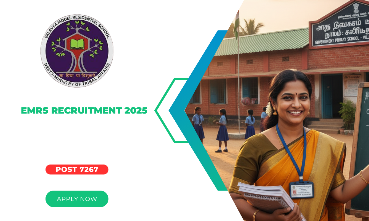 EMRS Recruitment 2025 Out For 7267 Vacancy