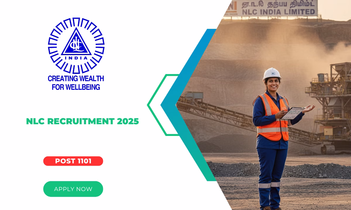 NLC Recruitment 2025 Out For Notification 1101 Vacancy