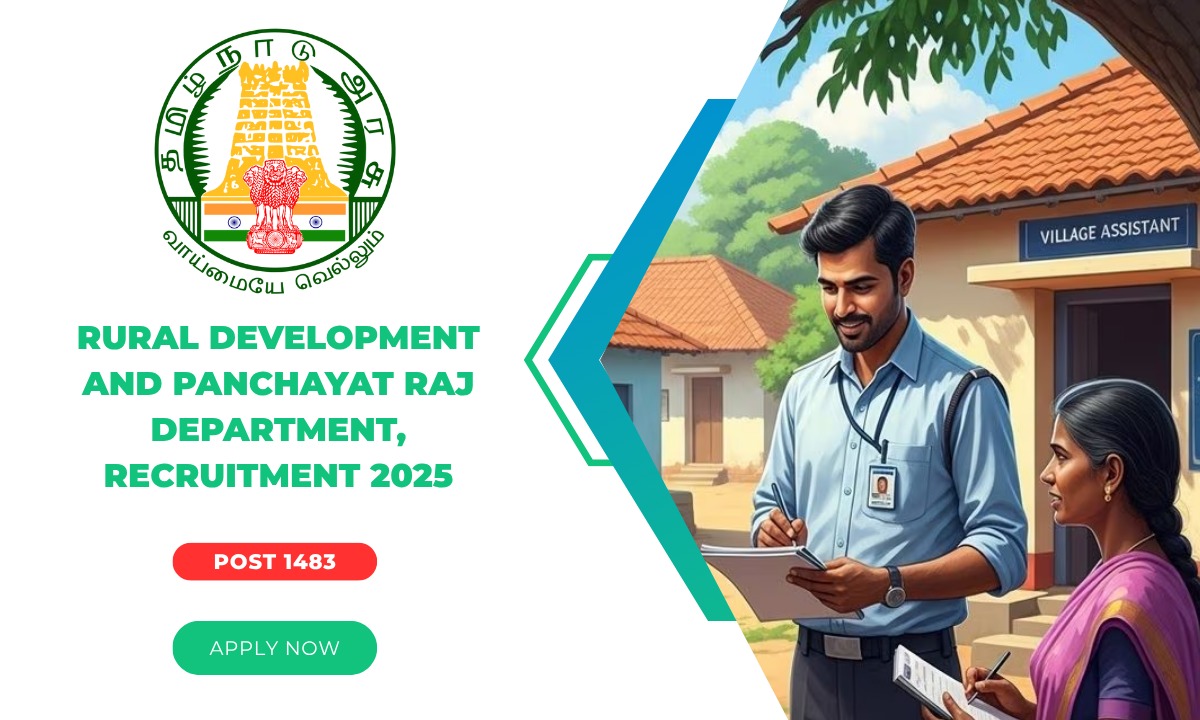 Rural Development and Panchayat Raj Department, Recruitment 2025