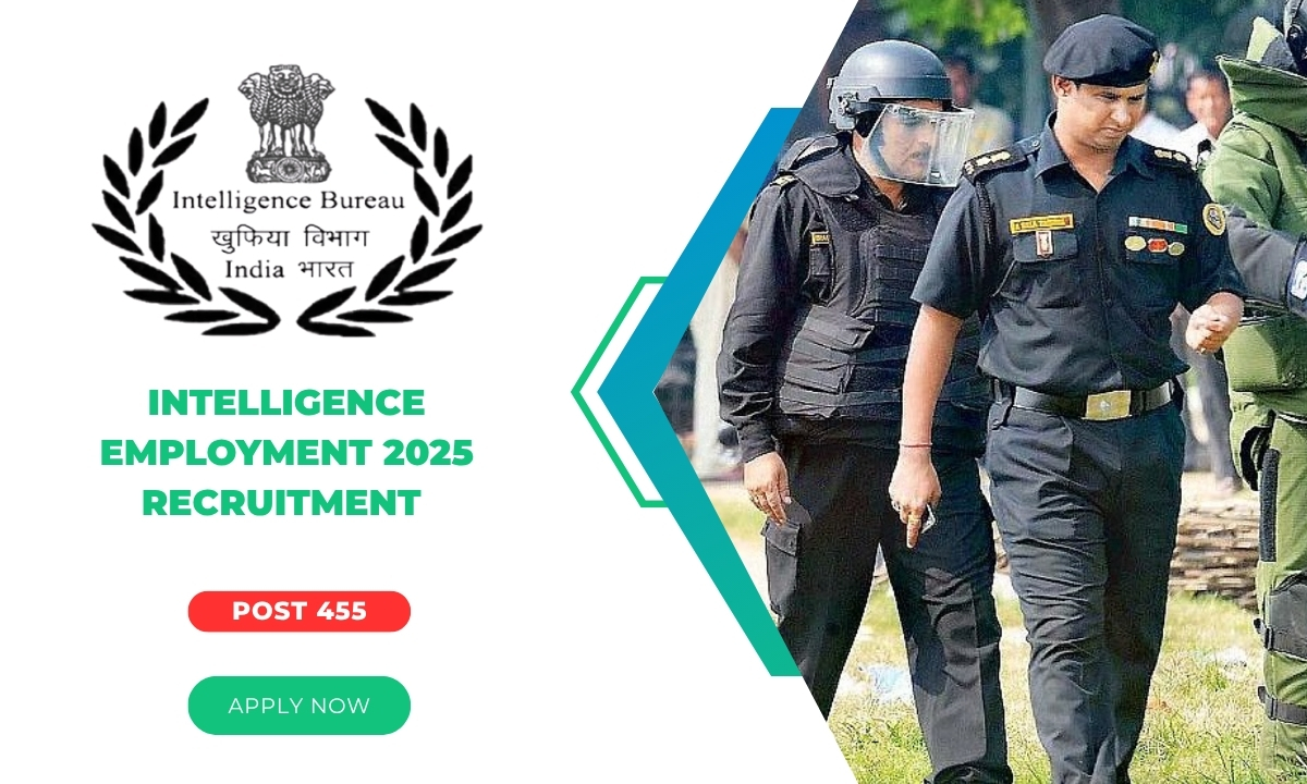 Intelligence Employment 2025 Recruitment