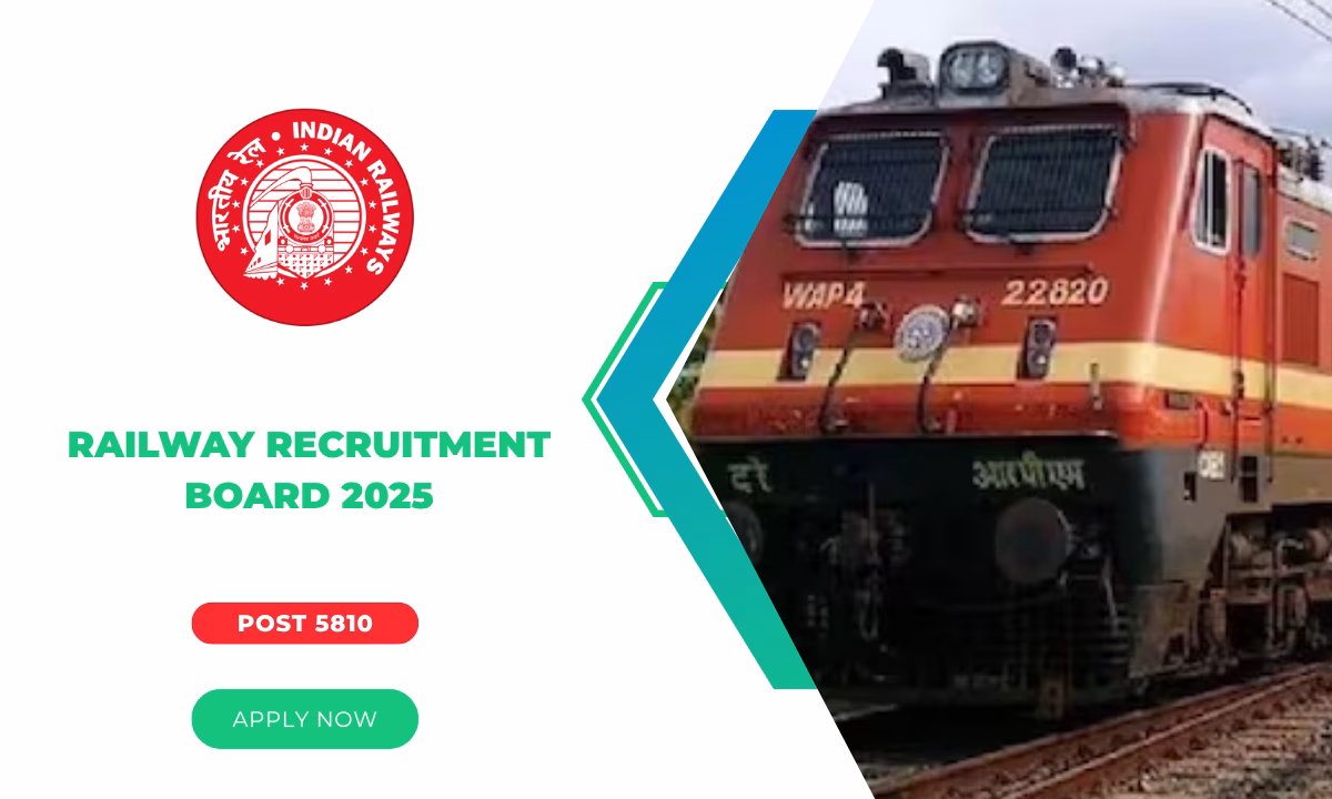 Railway Recruitment Board Out For 5810 Vacancy