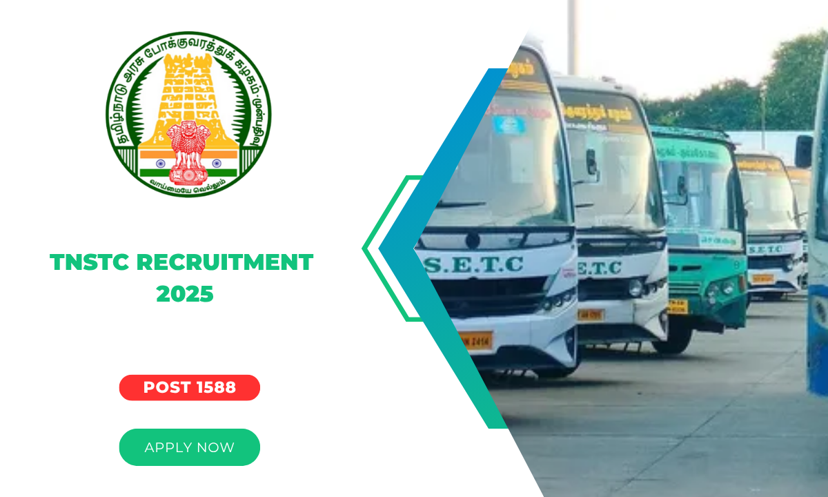 TNSTC Recruitment 2025 Out For1588 Graduate & Technician Apprentice Vacancy