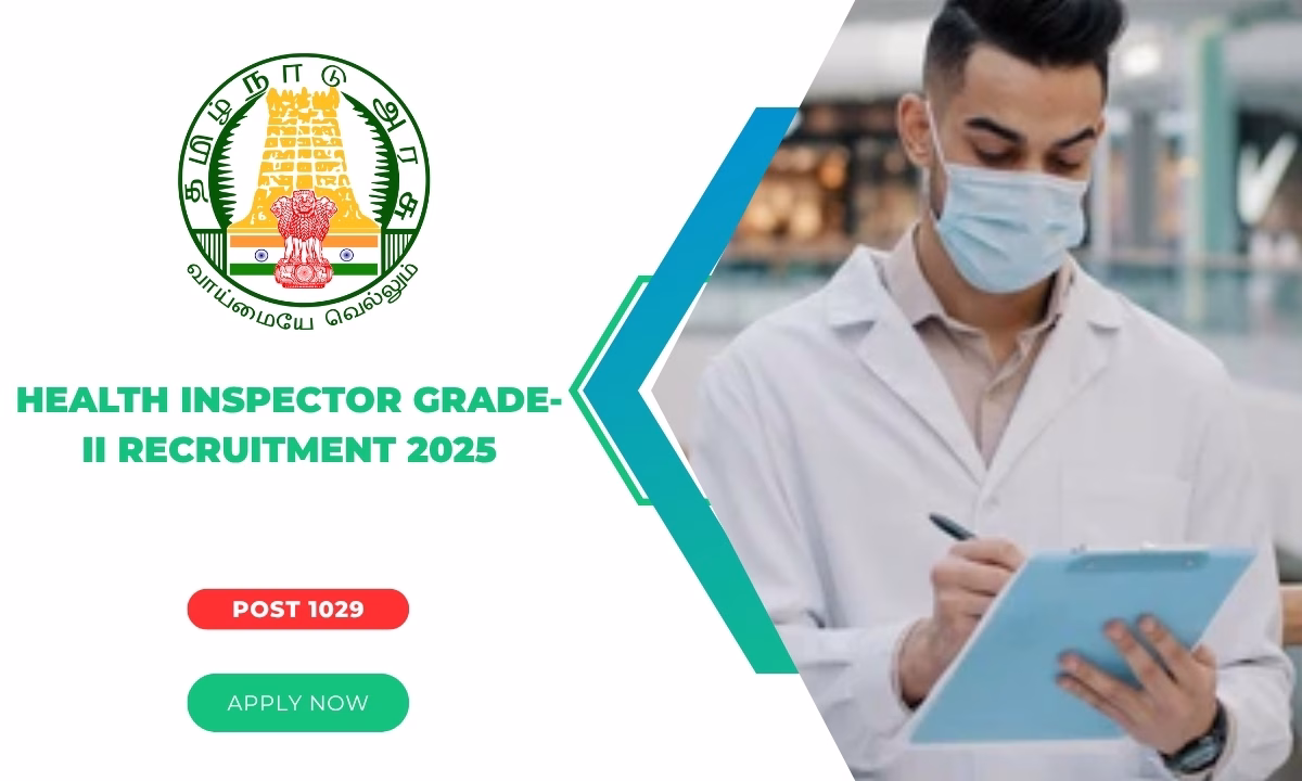 Health Inspector Grade-II Recruitment 2025