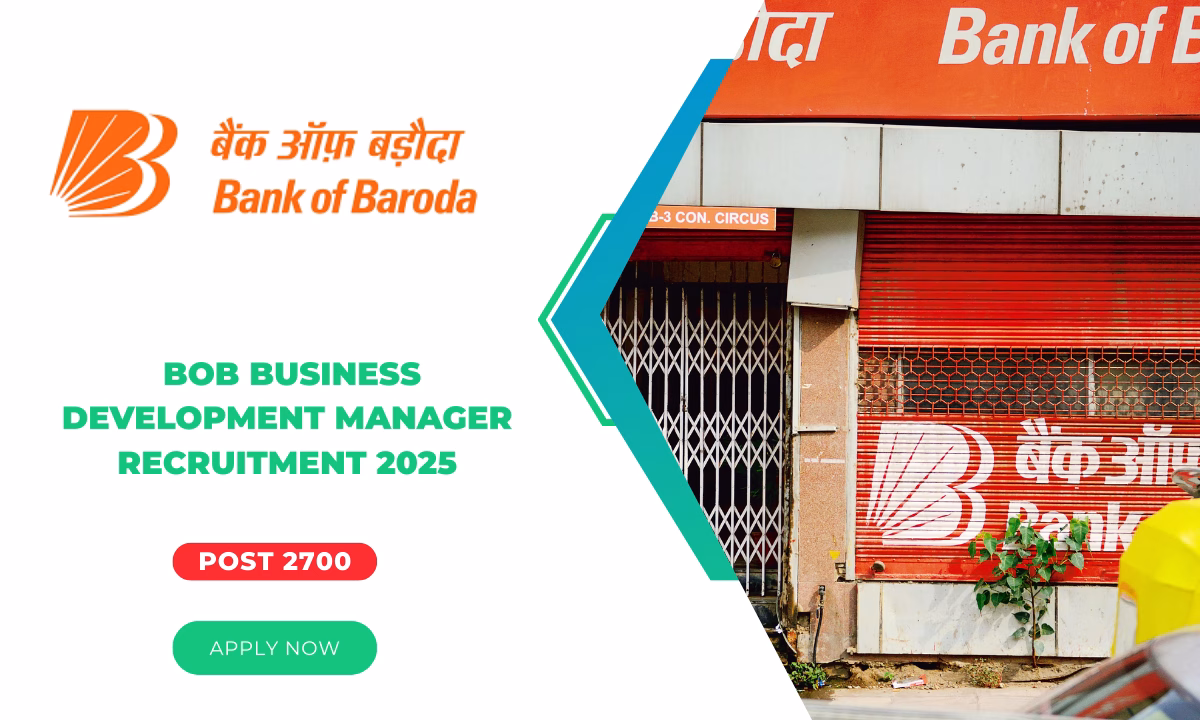 BOB Business Development Manager Recruitment 2025