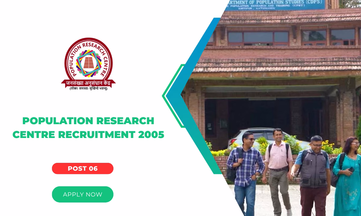 Population Research Centre Recruitment 2005