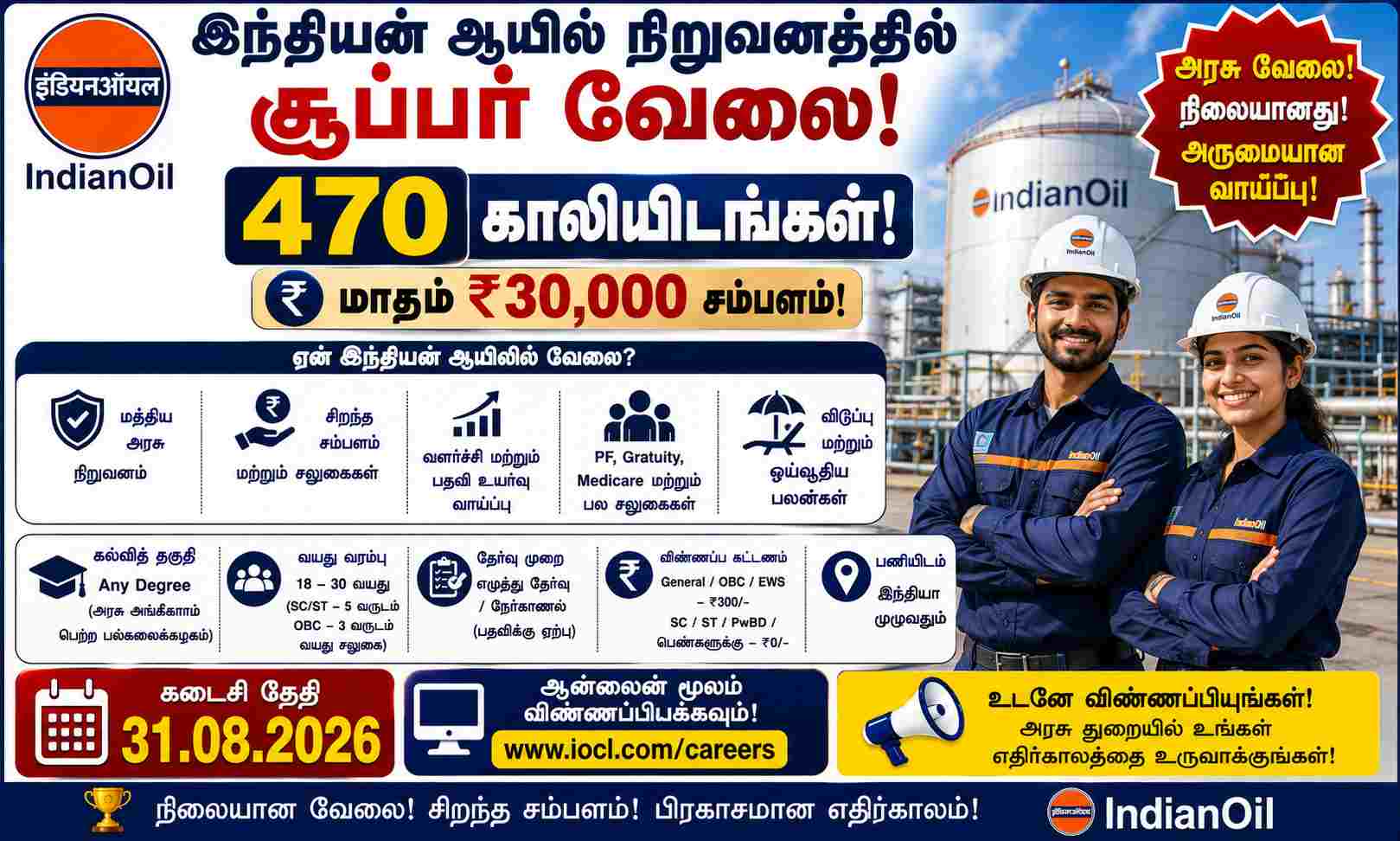 Indian Oil Corporation Limited Recruitment 2026